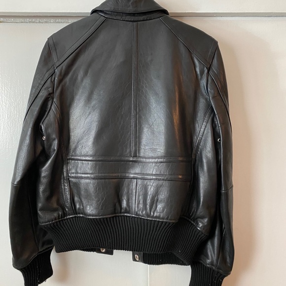 Leather jacket fur lined - Picture 2 of 14